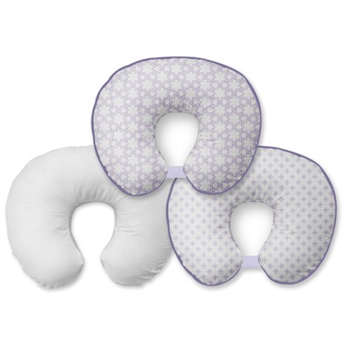 Bacati - 3 PC Space Multicolor Hugster Feeding & Infant Support Nursing Pillow