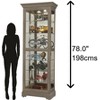 Howard Miller 680637 Martindale Vi Curio Cabinet 680637 Aged Grey - 3 of 3