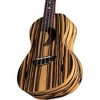 Luna Crescent Black/White Ebony Concert Ukulele Black/White Ebony - 3 of 4