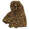INSPIRE CHIC Women's Leopard Cheetah Animal Bow-knot Print Chiffon Fashion Scarf - 2 of 4