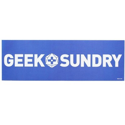 Nerd Block Geek & Sundry Bumper Sticker