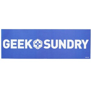 Nerd Block Geek & Sundry Bumper Sticker - 1 of 1
