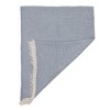 47" X 60"  Cotton Woven Turkish Towel Throw Blanket with Fringe - 4 of 4
