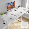 Infurnic Desks, Standing Desk with Splice Board, Adjustable Height Sit Stand Desk for Office or Home, White, 24"*48"*27.5" - 4 of 4