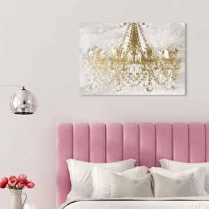 Wynwood Studio 30"x20" Rocky Gold Dramatic Entrance Wall Art: Modern Canvas, Mixed Media, TV Movie Theme, Unframed - 1 of 3