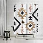 Americanflat 71" x 74" Shower Curtain Style 1 by PI Creative Art - Available in Variety of Styles