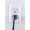 GE 2pk 3' Extension Cord with 6 Outlet Surge Protector Black - image 4 of 4