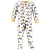 Hudson Baby Infant Boys Cotton Sleep and Play, Construction Trucks - 3 of 4