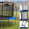SereneLife Outdoor Trampoline with Net Enclosure - 3 of 4