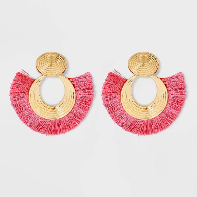 SUGARFIX by BaubleBar Threaded Statement Earrings, 1 of 6