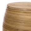 Katiely Wood Top Stool - STL6504 - Light Natural/Light Mango Wood - Safavieh - 4 of 4