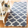Dhurries DHU623 Hand Woven Flat Weave Indoor Rugs - Safavieh - 2 of 4