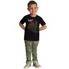 Funny Christmas Santa Touched Down Toddler Baby Graphic T Shirt Brisco Brands - 3 of 4