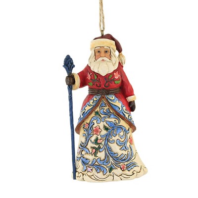 Jim Shore 4.25" Norwegian Santa Norway Claus  -  Tree Ornaments