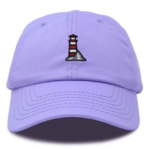 Dalix Lighthouse Embroidered Cap Cotton Baseball Hat Nautical Womens - 1 of 4