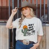 Simply Sage Market Women's Ain't Goin Down Cactus Short Sleeve Garment Dyed Tee - 2 of 2