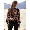 Women's Animal Print Knit Sweater - LASCANA - 2 of 4