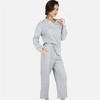 Anna-Kaci Women's Long Sleeve Pullover and Wide Leg Pants Lounge Set - 3 of 4