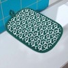 Unique Bargains Pot Holders Large Cloud Resin Rectangle Hand Wash Silicone Cotton Cloth Green - 4 of 4