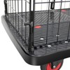 Vynxaria Foldable Platform Push Hand Truck Cart, Basket Cage Cart, 330 lbs. Weight Capacity - 3 of 4