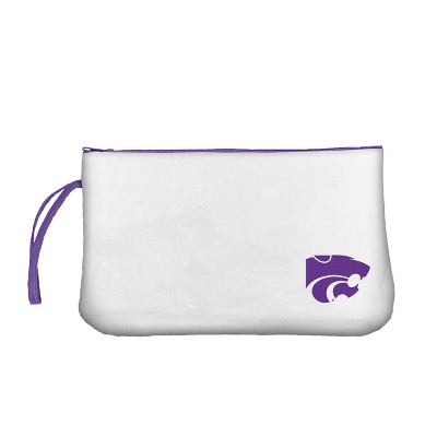 NCAA Kansas State Wildcats Clear Zip Closure Wristlet