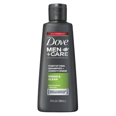 Dove Men Care Fresh And Clean 2 In 1 Shampoo Conditioner Travel