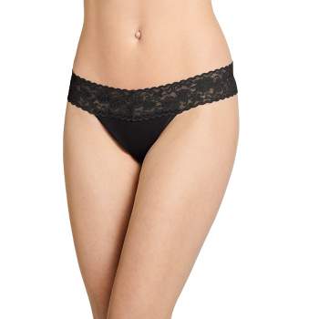 Jockey Women's No Panty Line Promise Tactel Lace Bikini 8 Black : Target