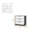 NicBex Dresser for Bedroom,Chest of Drawers with Black Metal Handle Design,Modern Freestanding Dresser,Storage Dressers for Bedroom - 3 of 4