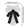 INSPIRE CHIC Women's Shirt Decoration Polka Dots Bow Ties Ribbon Brooch Pin 1 Pc - 2 of 4