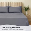 LuxClub 4-7 PC Silky Soft Cooling Deep Pocket Performance Sheet Set - 3 of 4