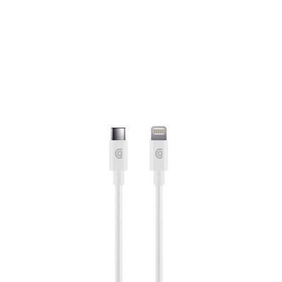 Griffin USB-C to MFI Charge/Sync Lightning Cable (6-Feet, White)