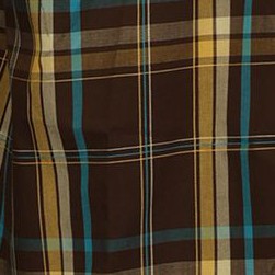 26 - brown / yellow / turquoise