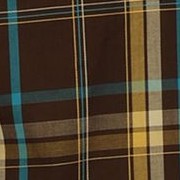 26 - brown / yellow / turquoise