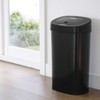 SEVOBAL Indoor Trash Cans 13 Gallon Trash Can with Lid | Automatic Touchless Garbage Can Fits Any Kitchen, Bathroom, Office, Black, 16.5"*11.5"*28.4" - 3 of 4