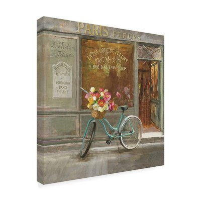 Danhui Nai French Flower Shop V2 Outdoor Canvas Art