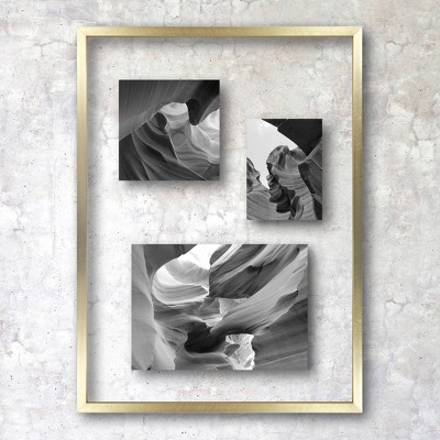 White Wooden 10 x 20 Float Frame, Alexandria by Studio Décor®