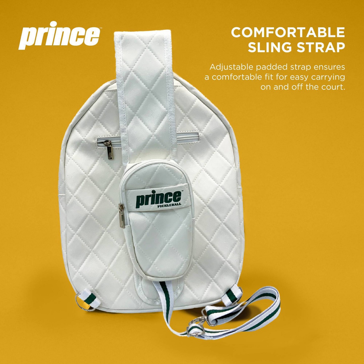 Сумка Prince Sports Multi-Sport 15.2'' Racket Sling Pack- White — фото 4