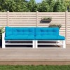 vidaXL Pallet Cushions Set in Blue - Outdoor Weather-Resistant Seating Comfortable Polyester Fabric - Universal Indoor Sofa Padding - 2 of 4
