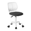 Homy Casa Adjustable Swivel Study Chair with Ergonomic Design, for Kids, Dorm & Home Office - 2 of 4