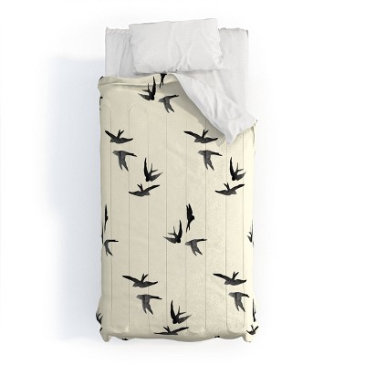Deny Designs Morgan Kendall Birds Comforter and Sham Set