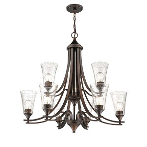 Millennium Lighting Natalie 9 - Light Chandelier in  Rubbed Bronze - 1 of 4