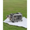 36-Inch Soft Dog Crate, Collapsible Portable for Indoor Outdoor Use - Secure Kennel with Zippers for Home, Car, Travel Camping - 3 of 4