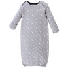 Hudson Baby Boy Cotton Gowns, Wild One, Preemie/Newborn - 2 of 4