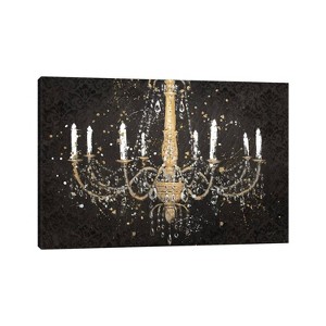 Grand Chandelier Black I by James Wiens Unframed Wall Canvas - iCanvas - 1 of 4