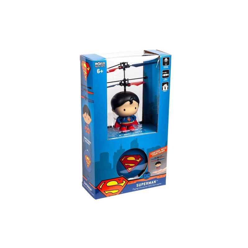 World Tech Toys DC Superman 3.5&#34; Flying Character UFO Helicopter, 2 of 4