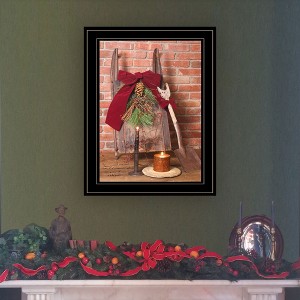 YOOCOZZ Christmas Decoratoin, Wall Décor "Let Christmas Live" – Ready-to-Hang Framed Print with Black Frame - 1 of 4
