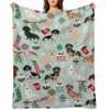 DSANE Dachshund Christmas Dog Christmas Throw Blanket Soft Fleece Christmas Blanket Cozy Flannel Throw for Couch Bed - 2 of 4