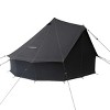 WHITE DUCK Regatta Canvas Bell Tent Collection with Stove Jack & Mesh Windows – 4-Season Glamping Tent, Water Repellent - 4 of 4