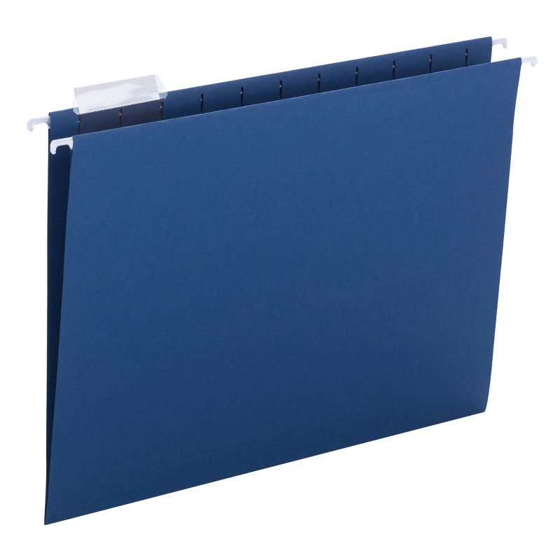 Smead Hanging File Folder with Tab, 1/5-Cut Adjustable Tab, Letter Size, 25 per Box, 2 of 7