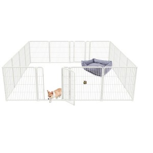 FXW Homeplus Indoor Dog Playpen - Stress-Free and Safe Play,Panels for Puppy and Small Dogs, Black│Patented - 1 of 4